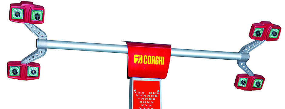 Corghi, Achsmessgeräte, Achsmesscomputer, Achsvermessung Exact 7, Exact 70, Exact BlackTech XP